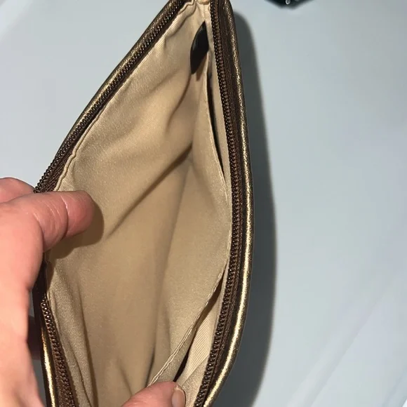 Small Coach Striped Clutch/Toiletry Bag - Picture 5 of 5